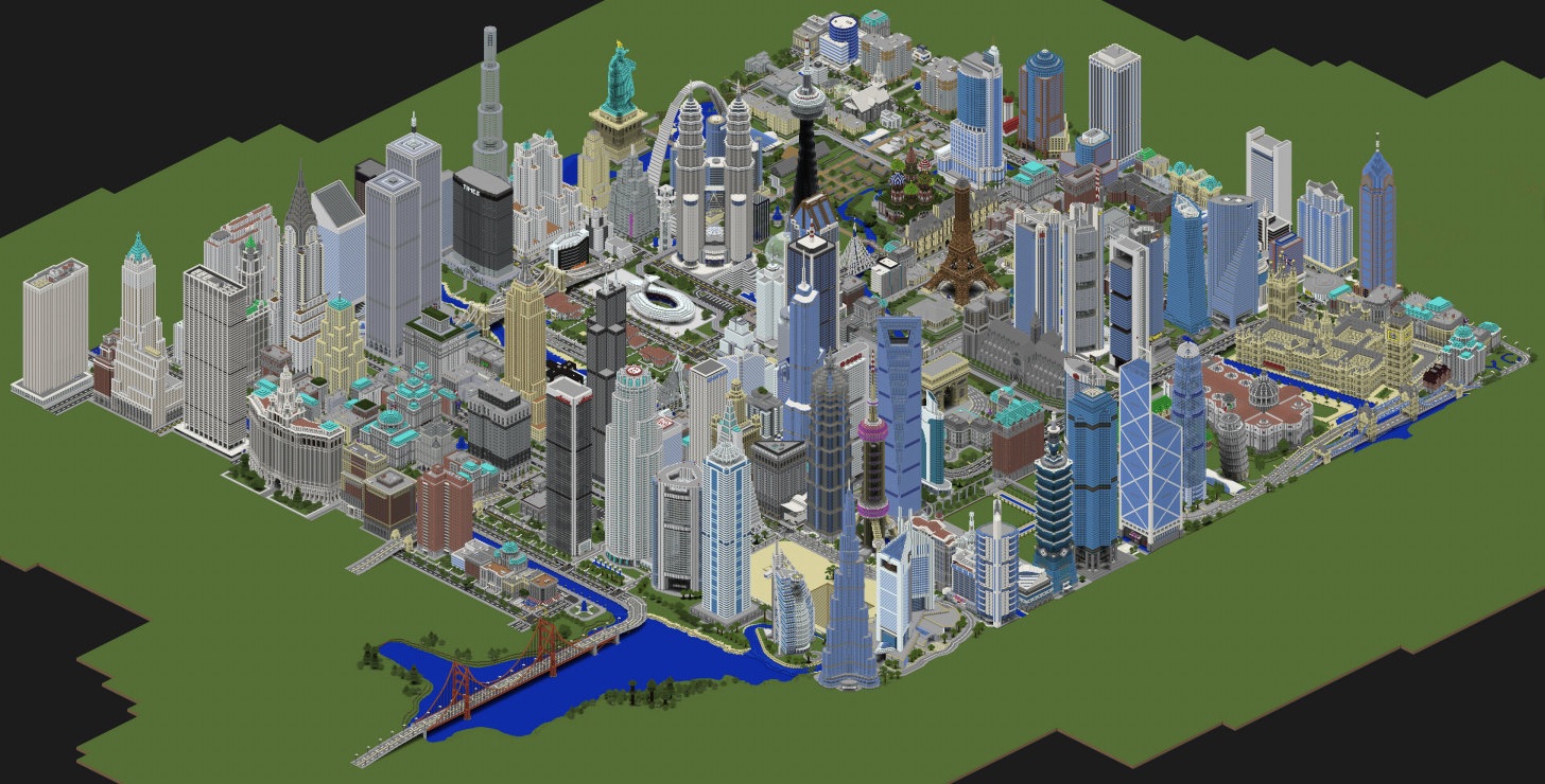 super ciudad minecraft
