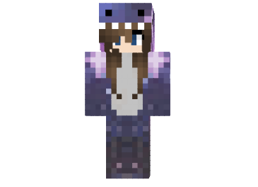 Skin Galaxy Dino Minecraft