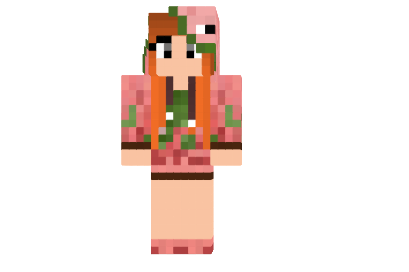 Zombie Pigman Girl Skin Minecraft