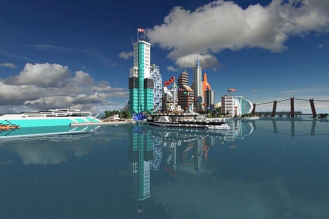 ciudad moderna minecraft 2016