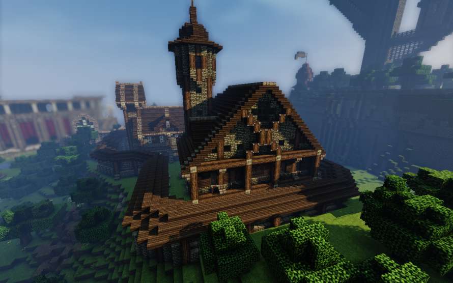 Escuela Medieval Minecraft