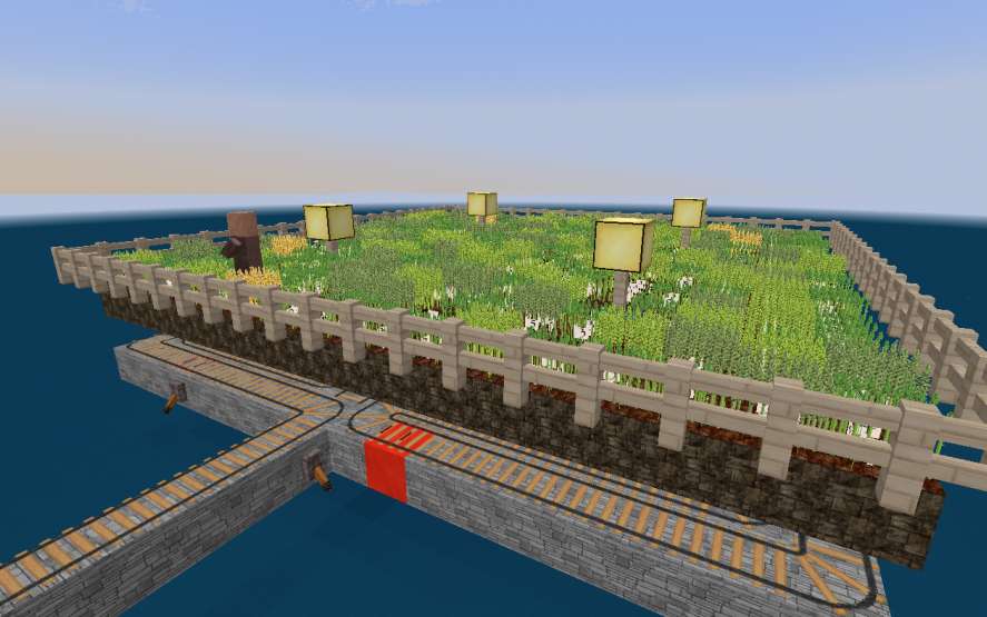 Granja minecraft automática de trigo