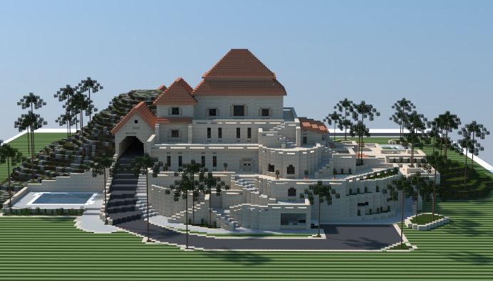 Mansión de Arena Minecraft