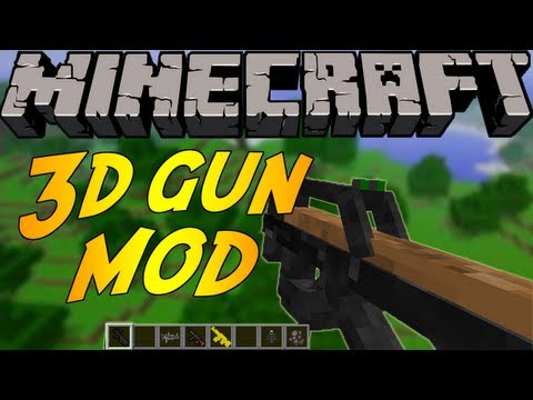 Stefinus 3D Guns Mod para Minecraft 1.7.10