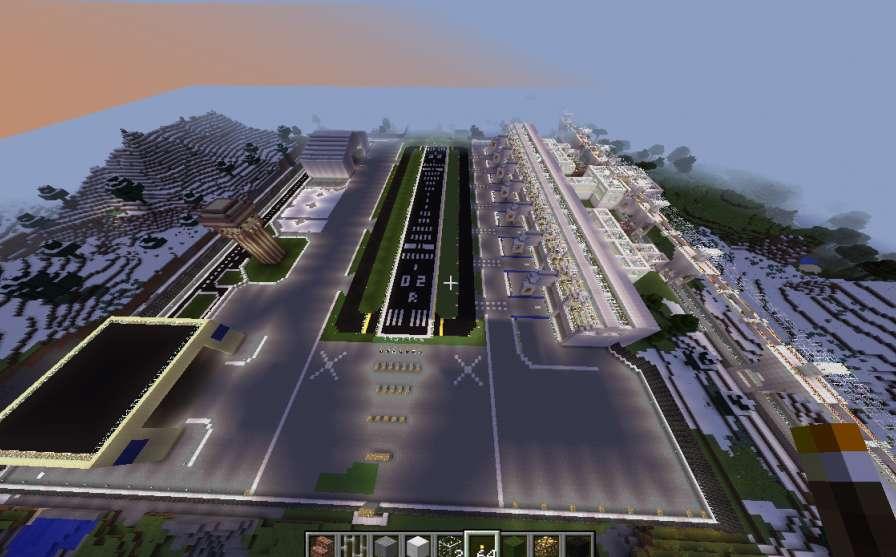 Gran Aeropuerto Minecraft
