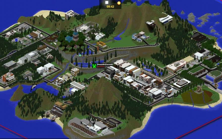 Mapa Paraiso para Servidores Minecraft