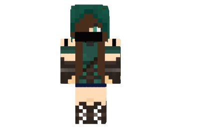 Minecraft Thnx Cya Chica Piel