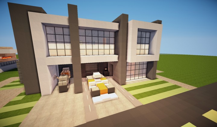 Descargar casa moderna Minecraft