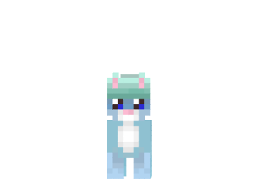 Skin Gato Azul Minecraft