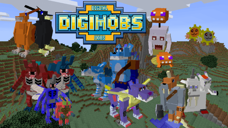 Digimobs Mod para Minecraft 1.12.2